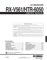 Yamaha RXV-561 - Service Manual